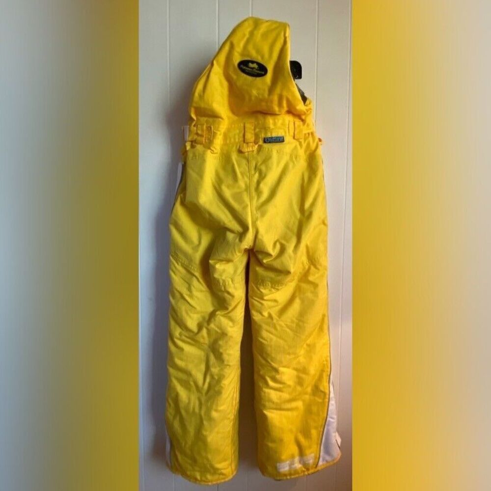 Arctiva Pants Bib Women’s Medium Yellow Snowmobile Performance Winter Ski